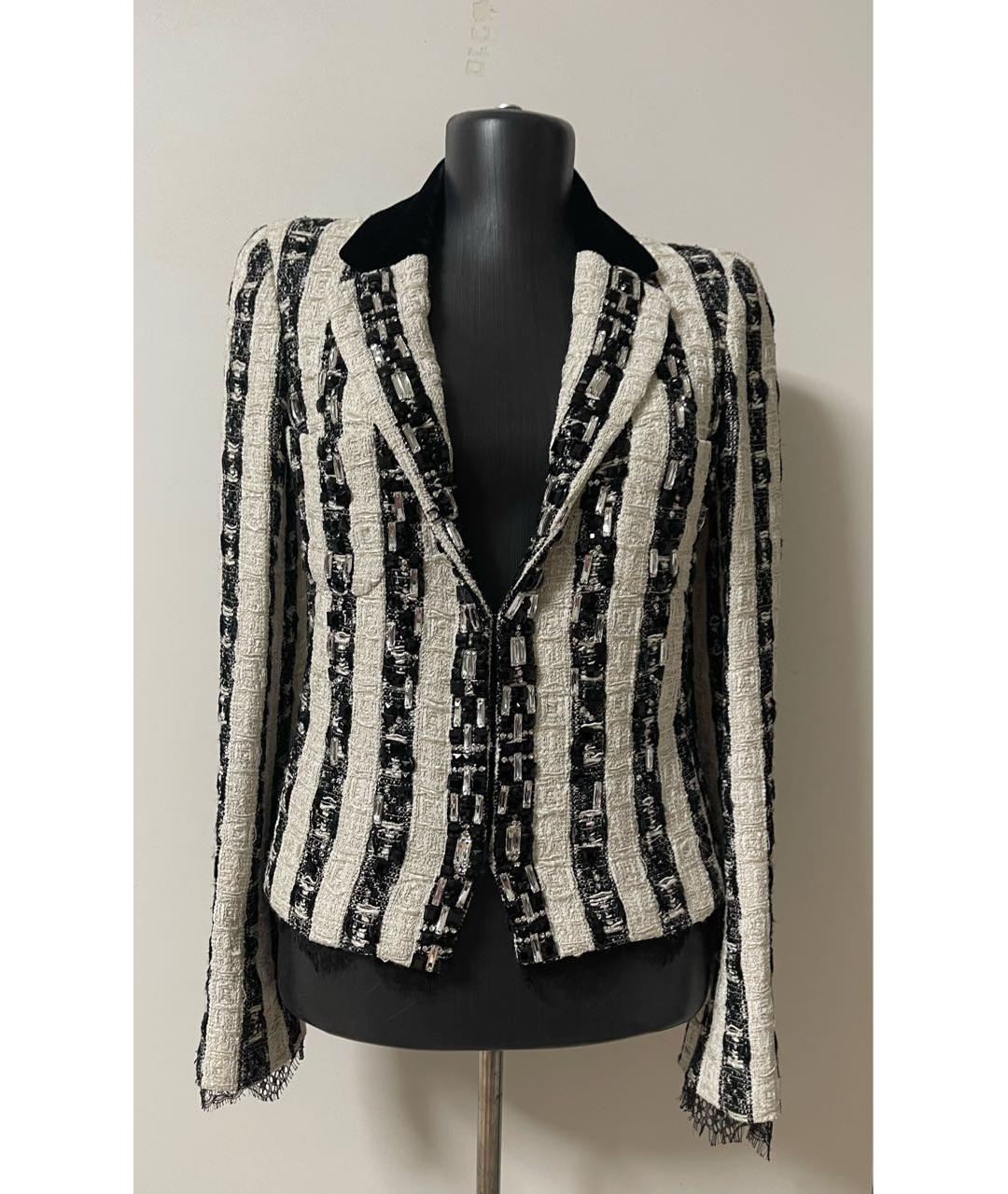 CHANEL Мульти твидовый жакет/пиджак, фото 9
