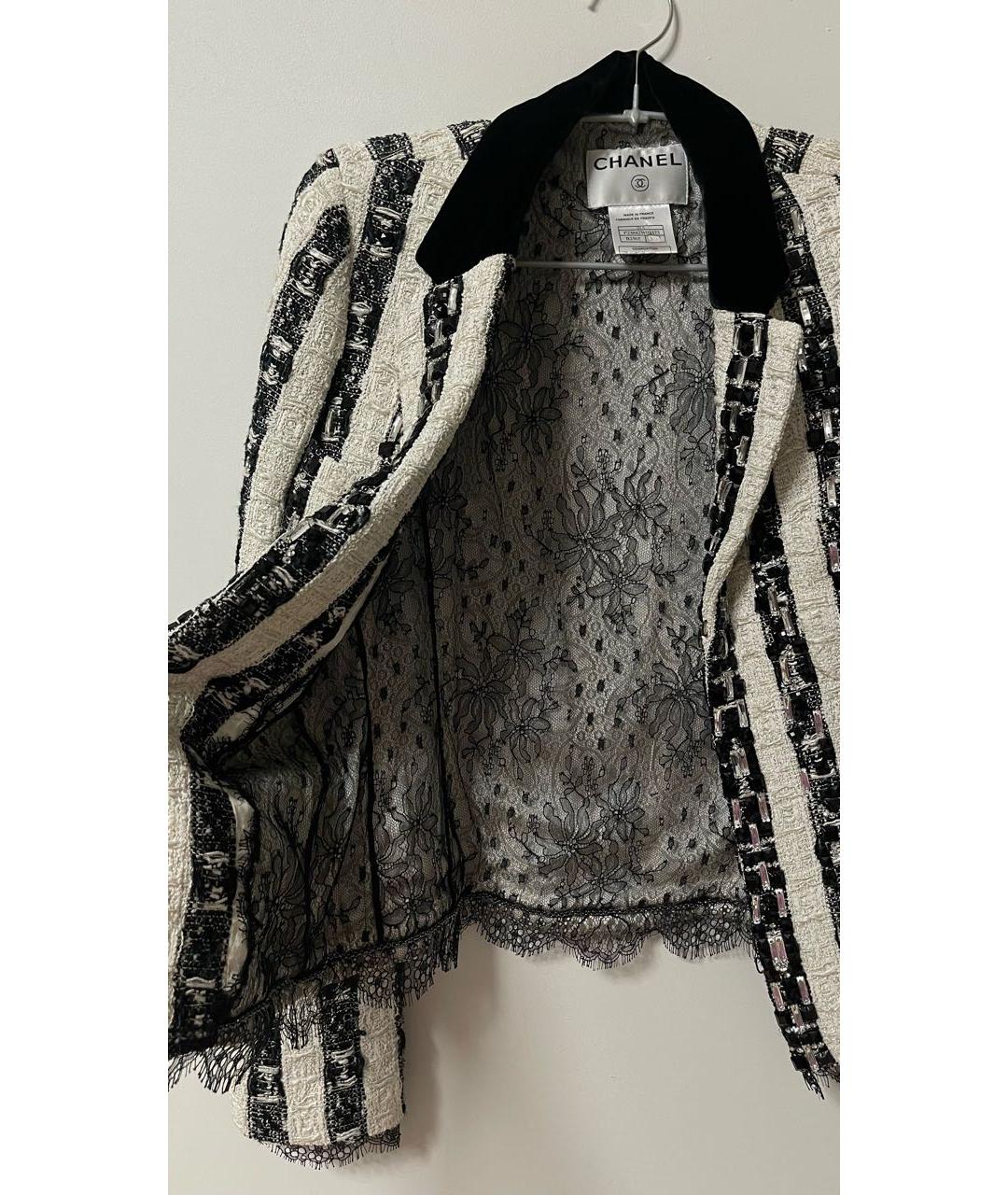 CHANEL Мульти твидовый жакет/пиджак, фото 7