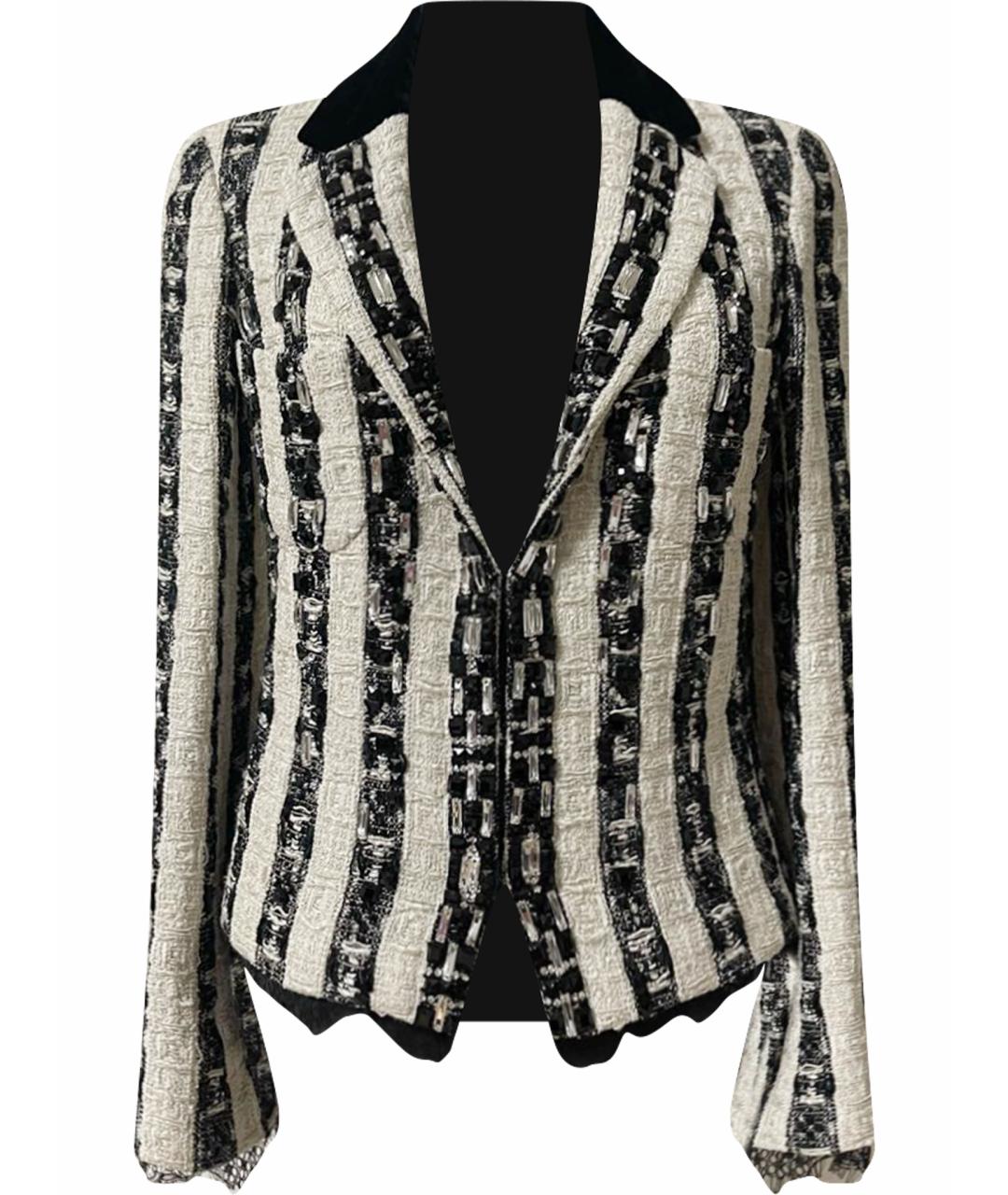 CHANEL Мульти твидовый жакет/пиджак, фото 1