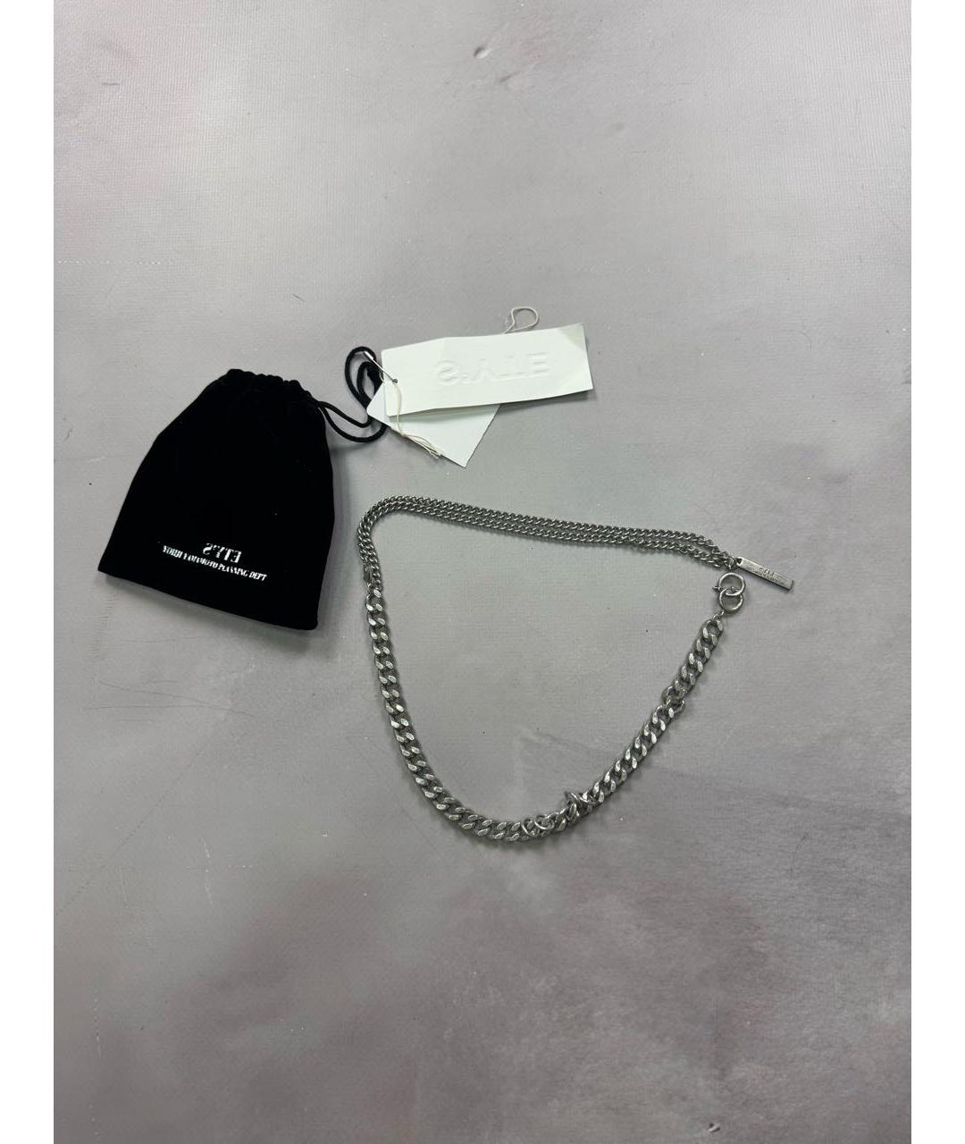 YOHJI YAMAMOTO Серебряная латунная цепочка/подвеска, фото 2