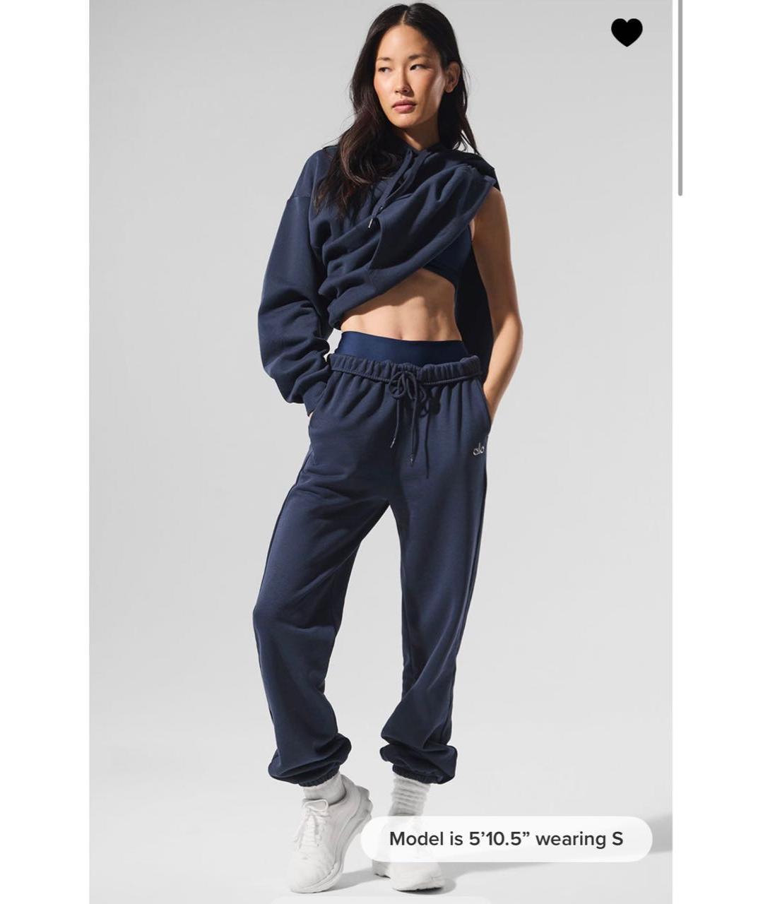 ALO YOGA Синий хлопковый спортивные костюмы, фото 3