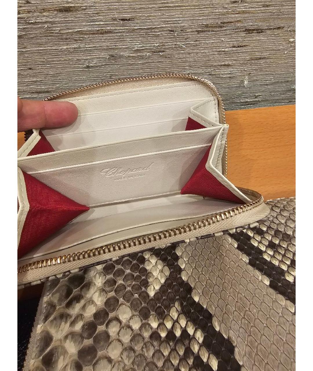 CHOPARD Бежевый кошелек из экзотической кожи, фото 2