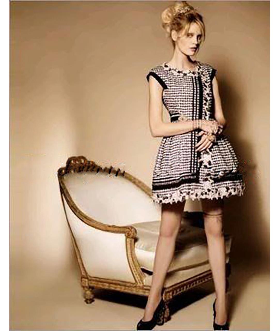 CHANEL Мульти твидовое платье, фото 3