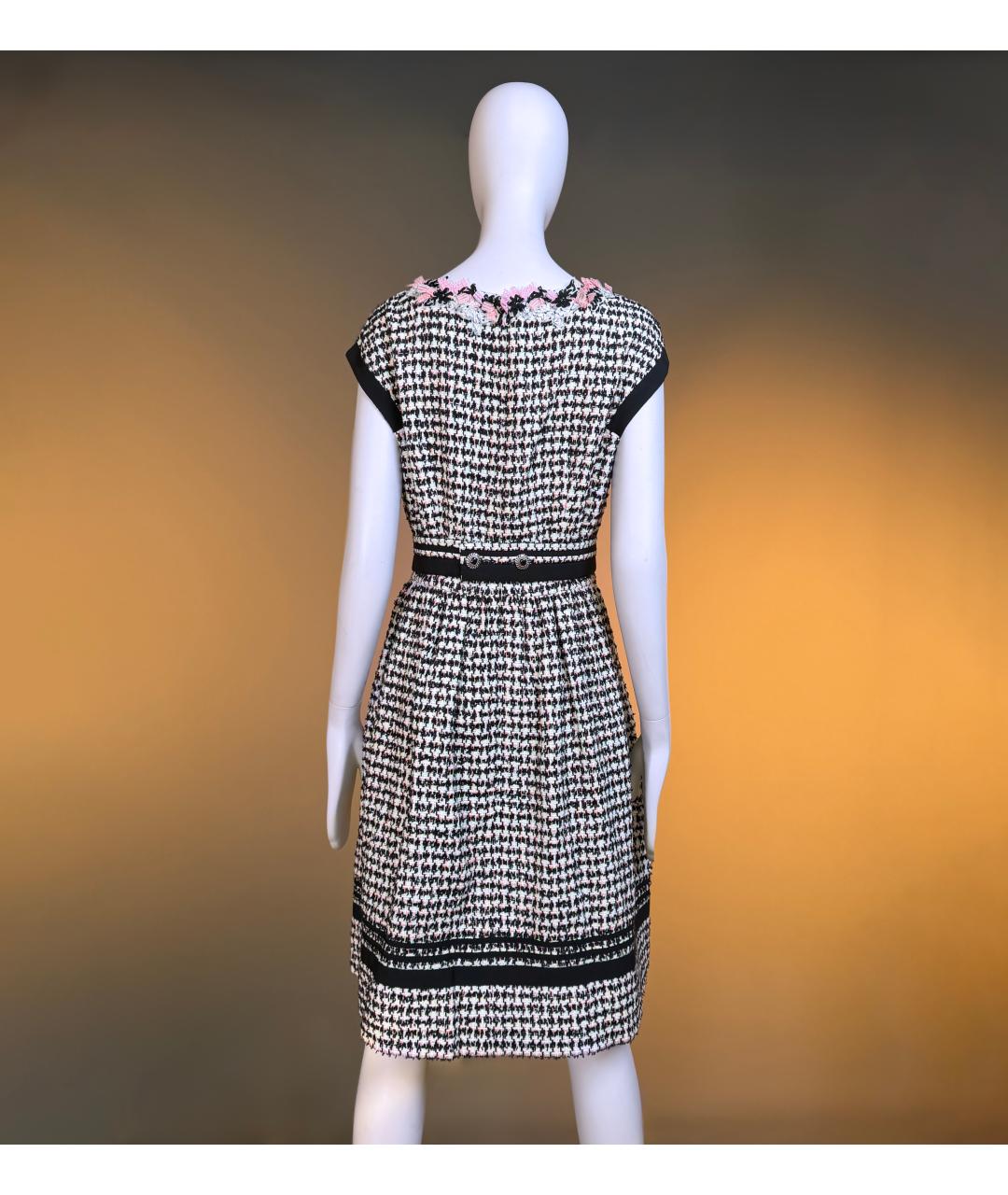 CHANEL Мульти твидовое платье, фото 5