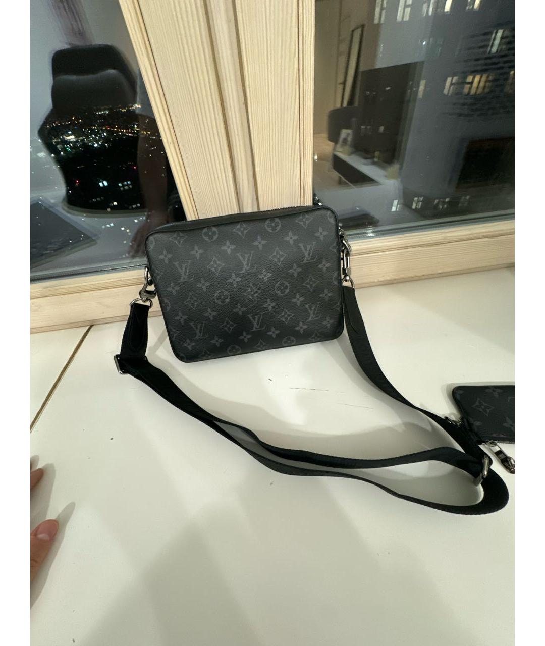 LOUIS VUITTON Черная сумка на плечо, фото 3