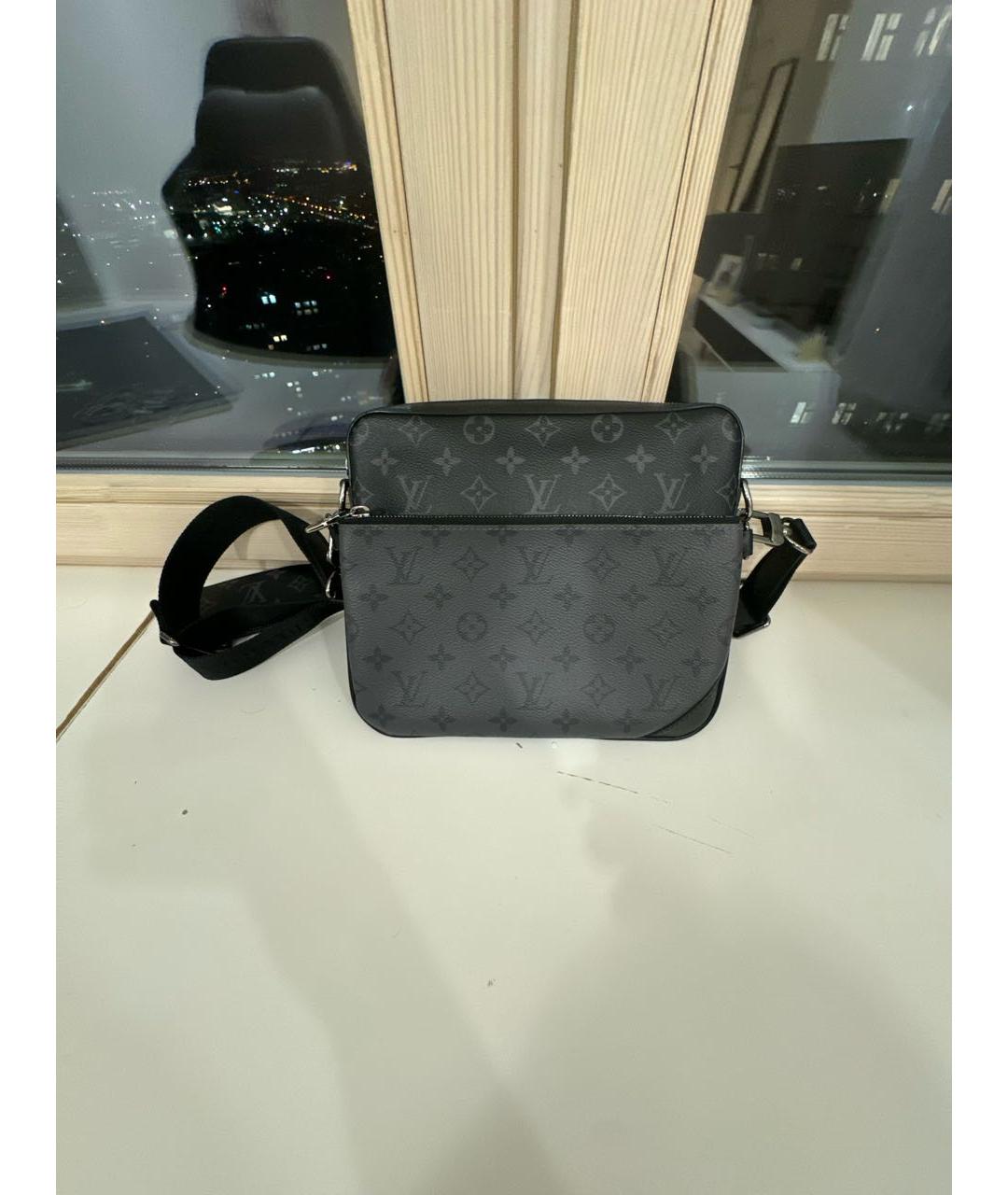 LOUIS VUITTON Черная сумка на плечо, фото 5