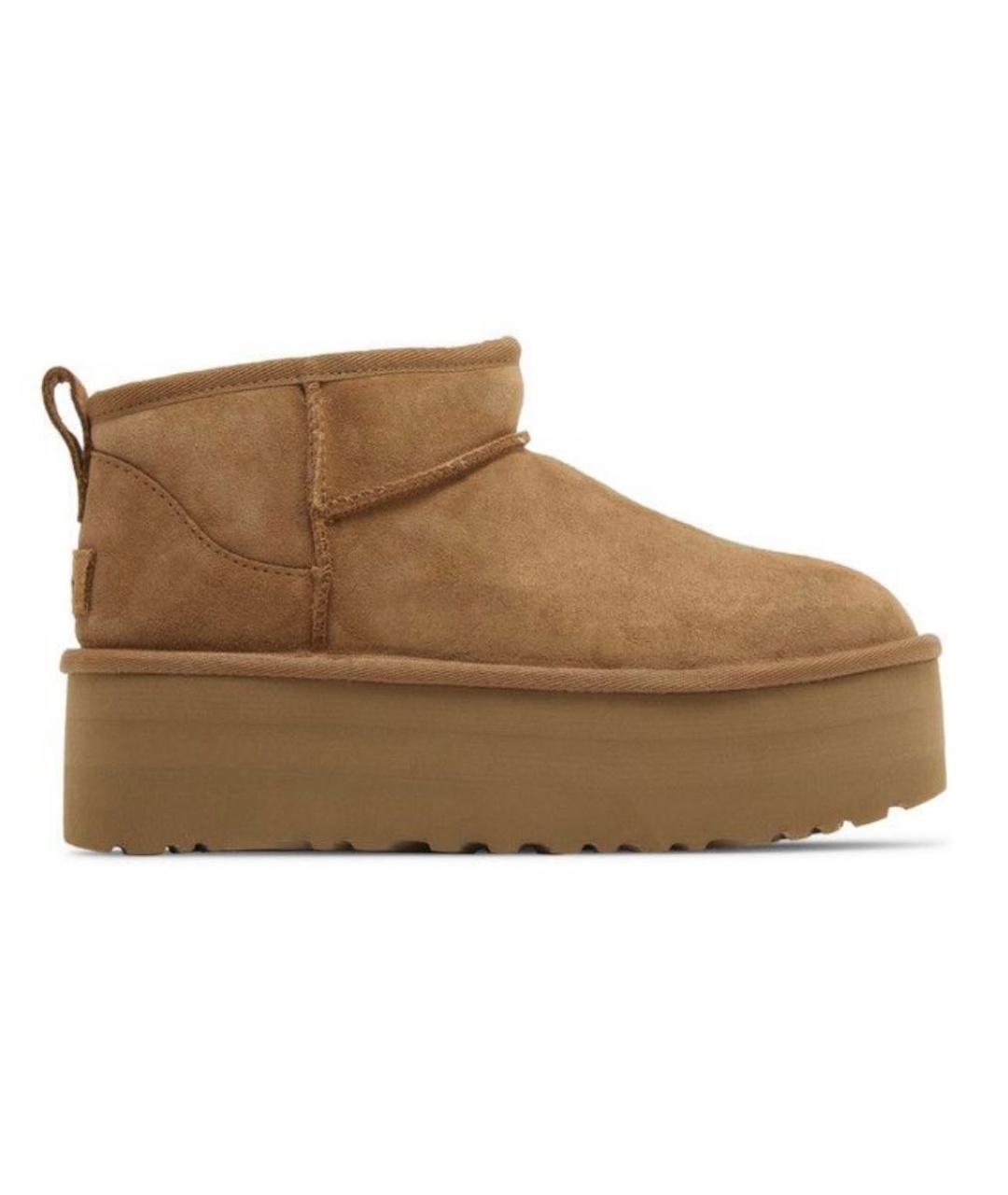 UGG AUSTRALIA Коричневые замшевые ботинки, фото 7