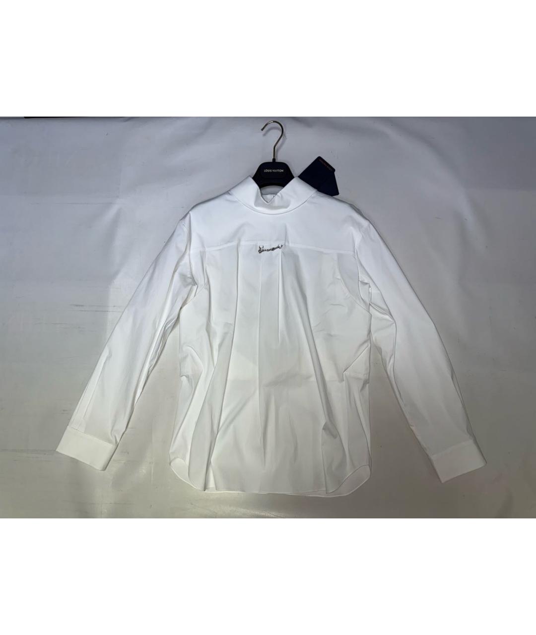 LOUIS VUITTON Белая хлопковая рубашка, фото 2