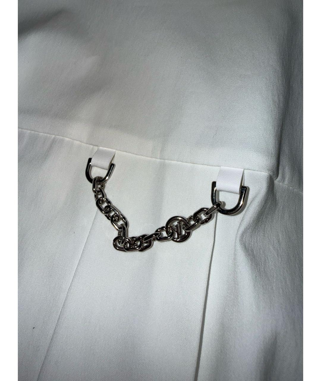 LOUIS VUITTON Белая хлопковая рубашка, фото 3