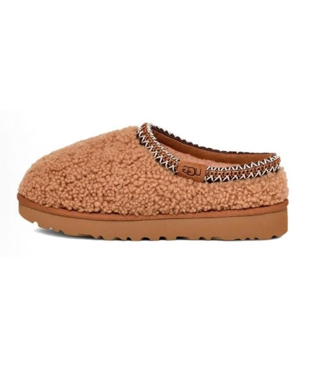 UGG AUSTRALIA Коричневые текстильные мюли, фото 8