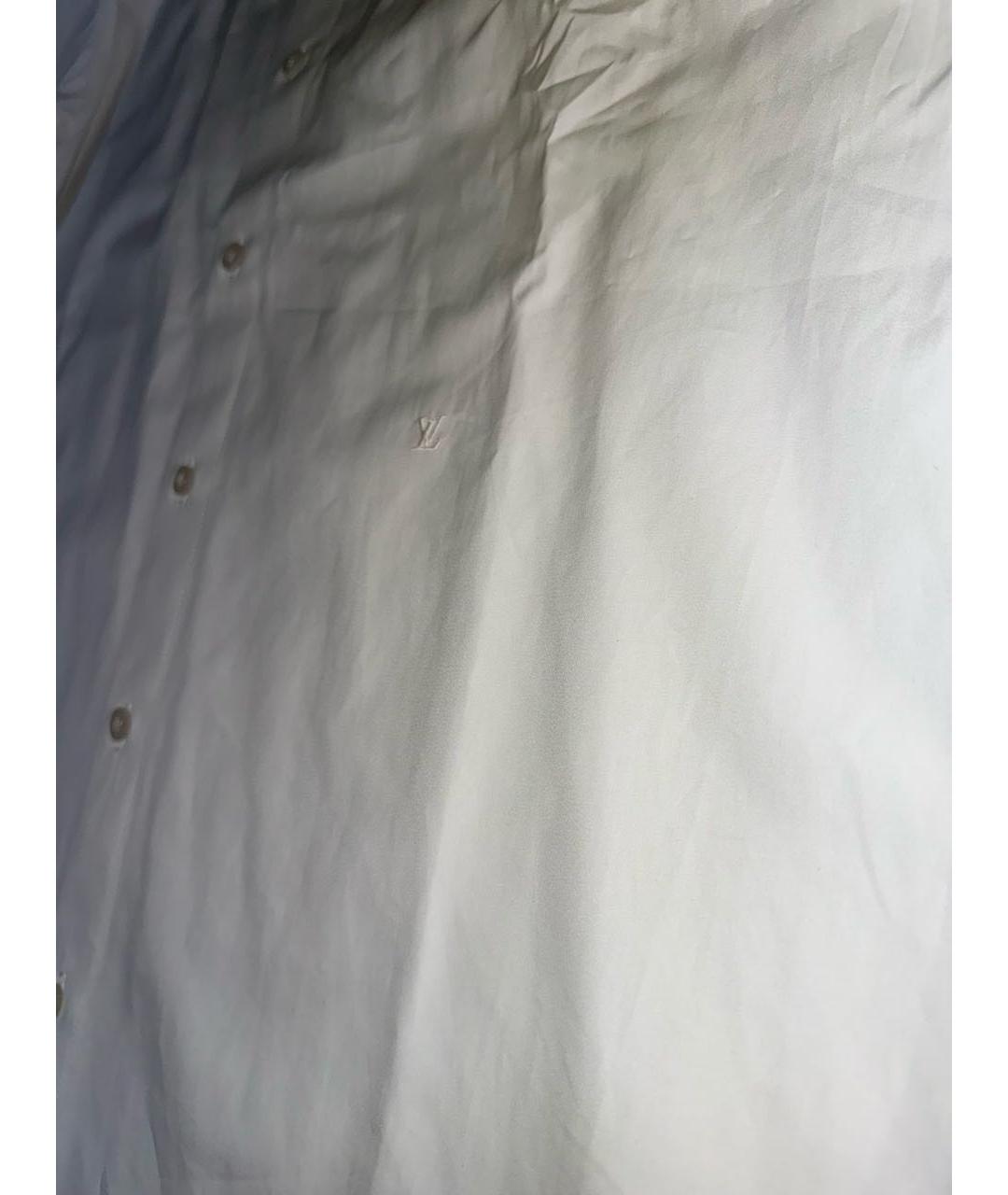 LOUIS VUITTON Белая хлопковая рубашка, фото 4