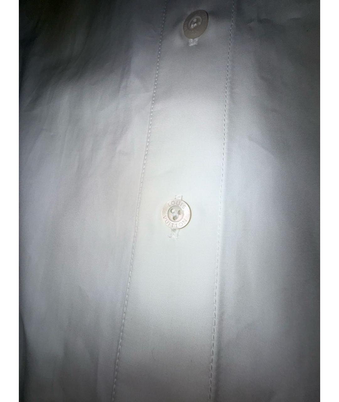 LOUIS VUITTON Белая хлопковая рубашка, фото 2