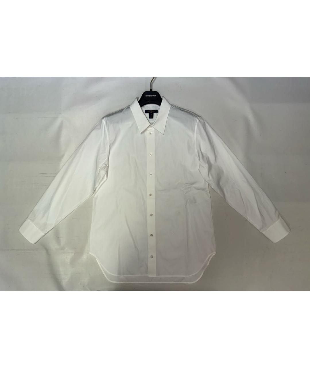 LOUIS VUITTON Белая хлопковая рубашка, фото 8