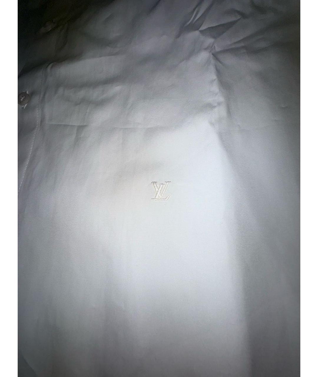 LOUIS VUITTON Белая хлопковая рубашка, фото 3