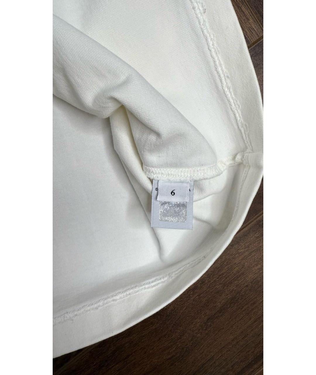 DOLCE & GABBANA KIDS Белая хлопковая детская футболка, фото 5