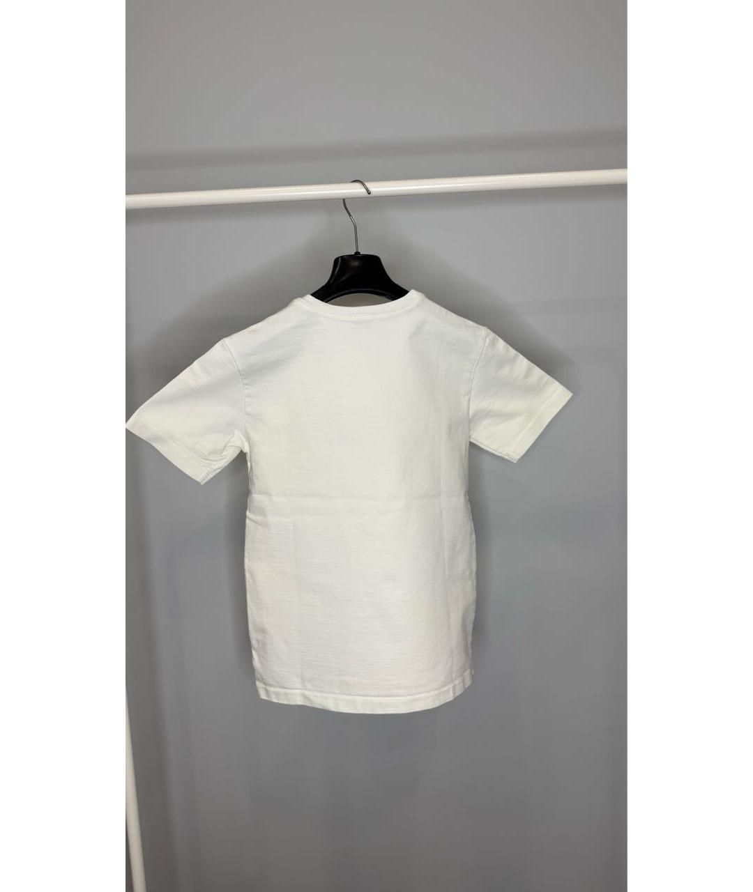 DOLCE & GABBANA KIDS Белая хлопковая детская футболка, фото 2