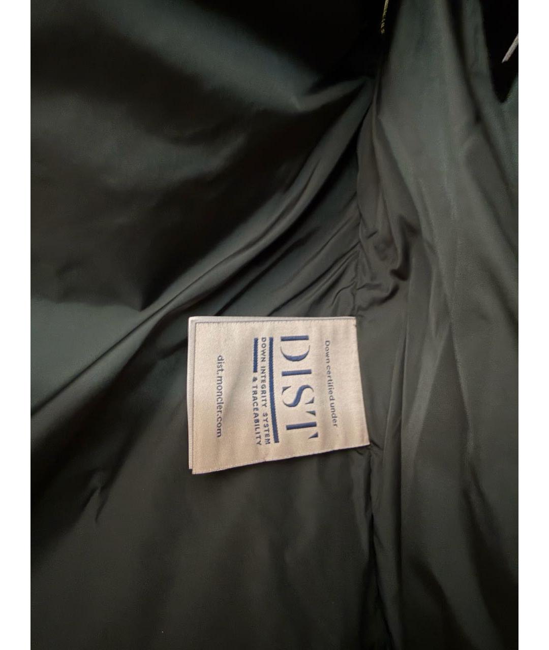 MONCLER GRENOBLE Зеленый полиамидовый жилет, фото 7