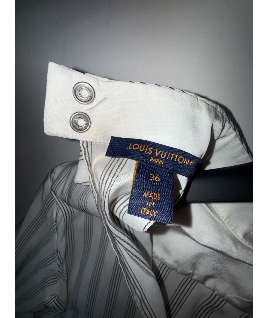 LOUIS VUITTON Белая хлопковая рубашка, фото 5