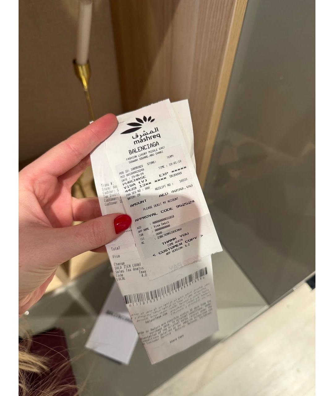 BALENCIAGA Черные текстильные кроссовки, фото 5