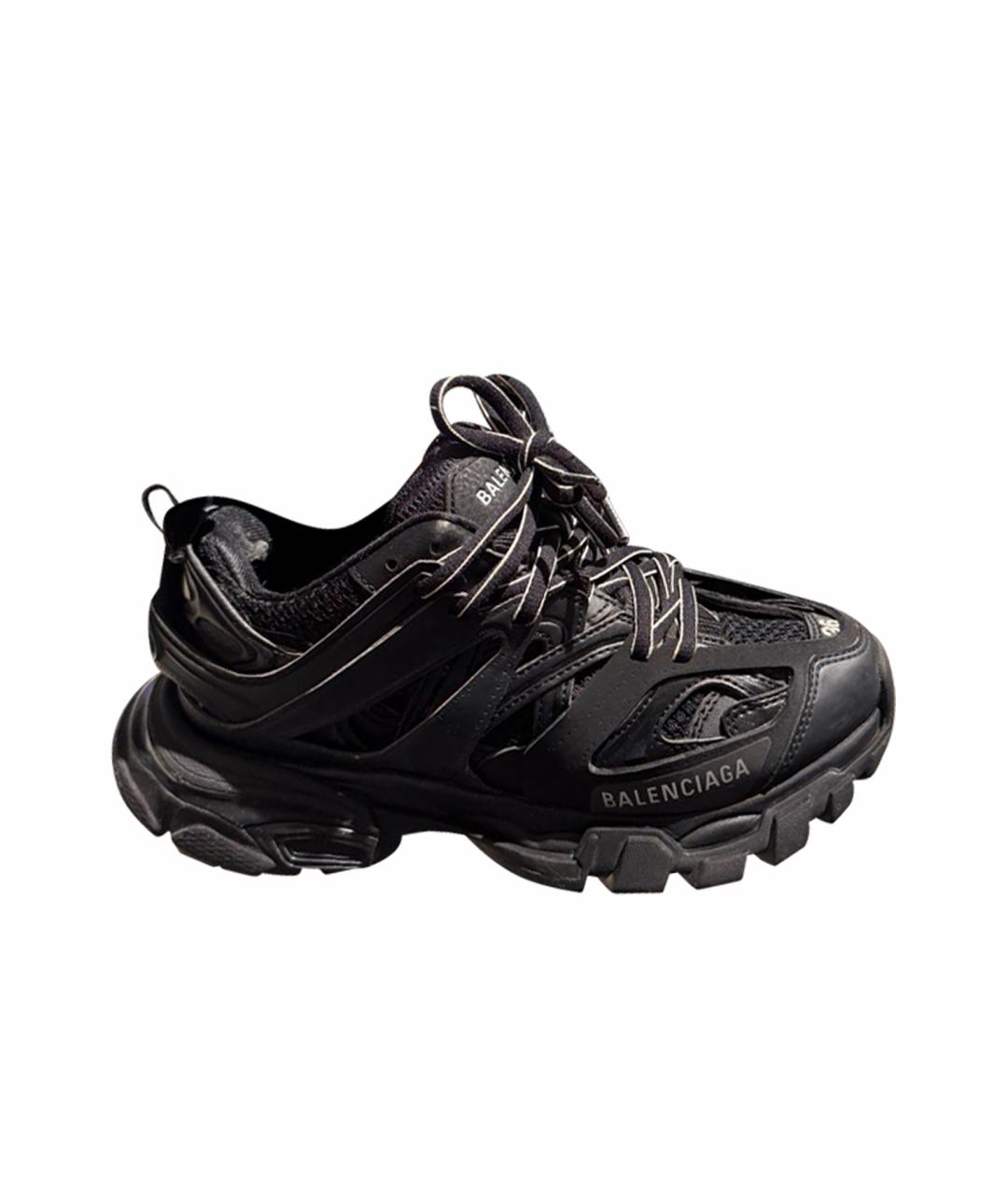 BALENCIAGA Черные текстильные кроссовки, фото 1