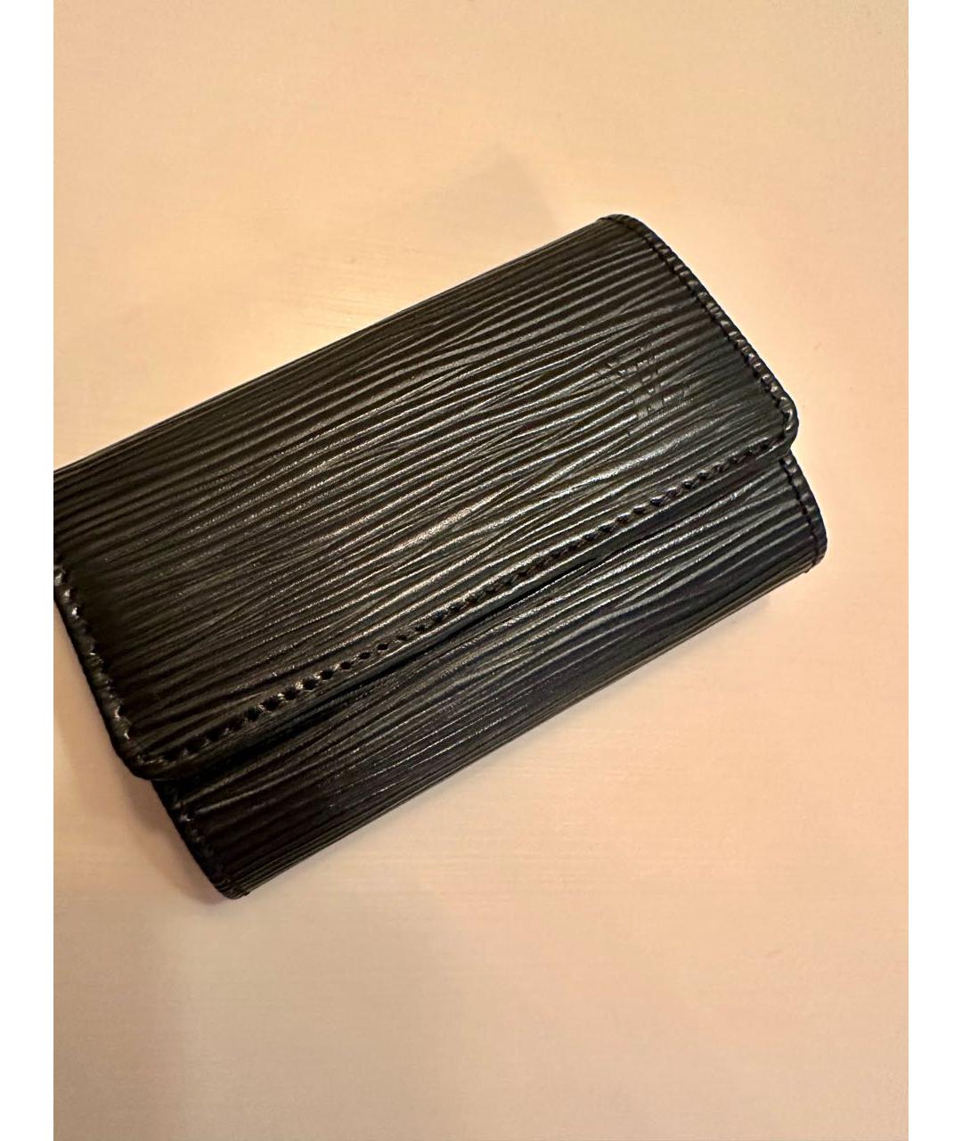 LOUIS VUITTON Черная ключница, фото 2