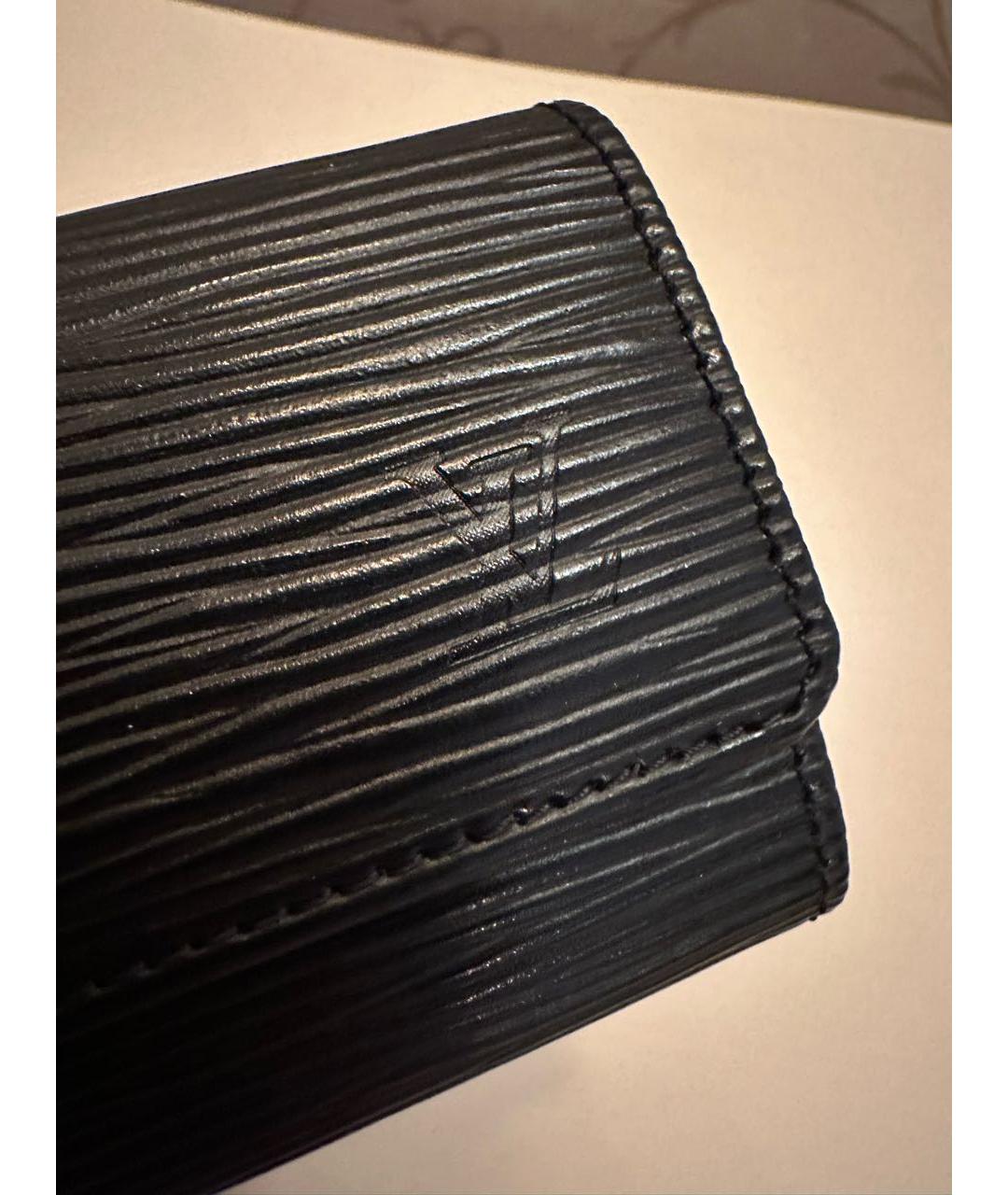 LOUIS VUITTON Черная ключница, фото 3