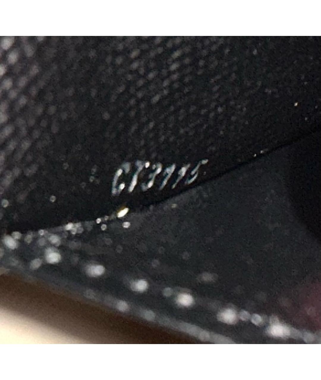 LOUIS VUITTON Черная ключница, фото 5