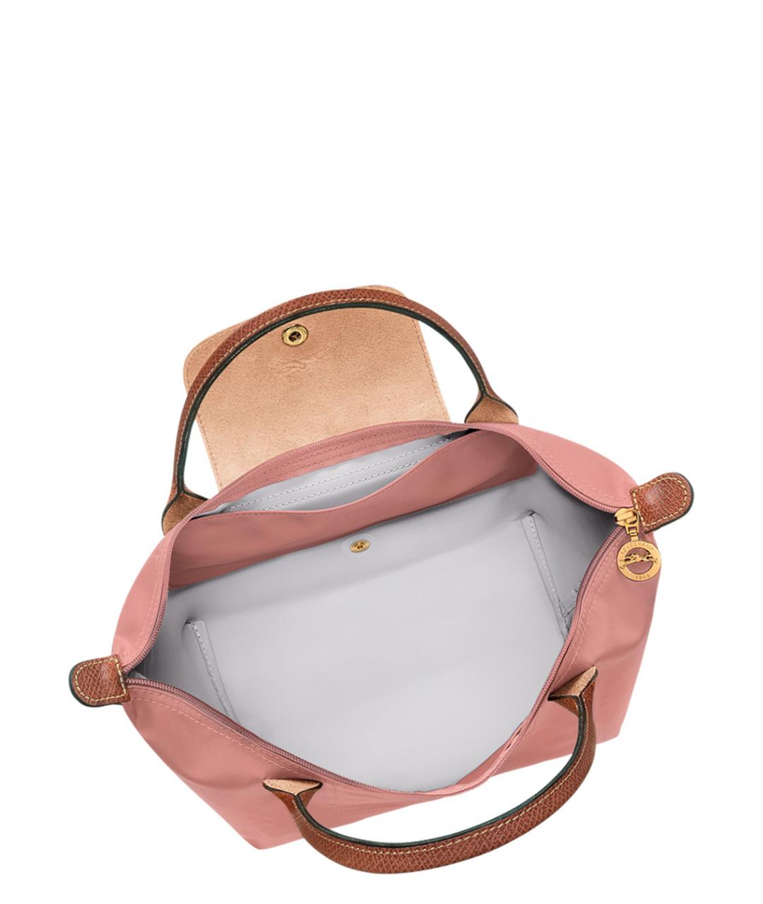 LONGCHAMP Розовая сумка с короткими ручками, фото 2