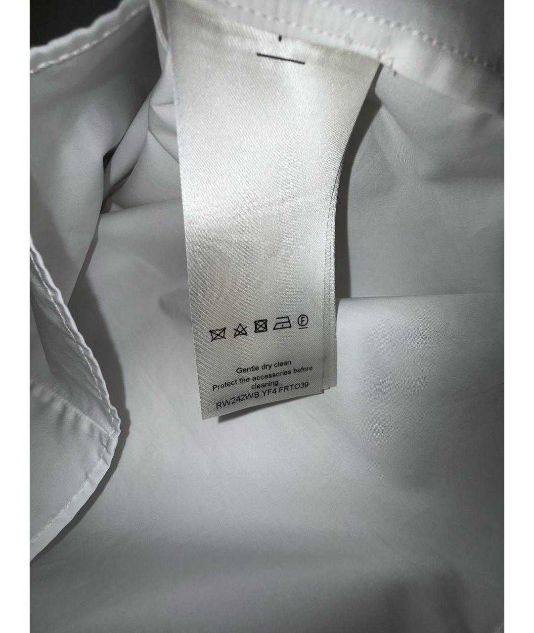 LOUIS VUITTON Белая хлопковая рубашка, фото 5