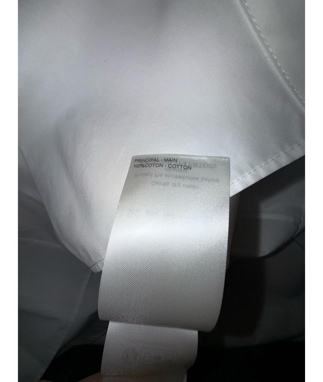 LOUIS VUITTON Белая хлопковая рубашка, фото 6