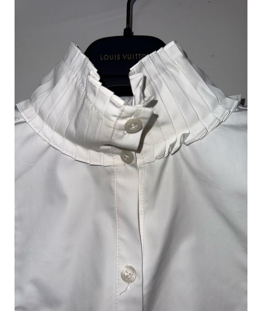 LOUIS VUITTON Белая хлопковая рубашка, фото 3