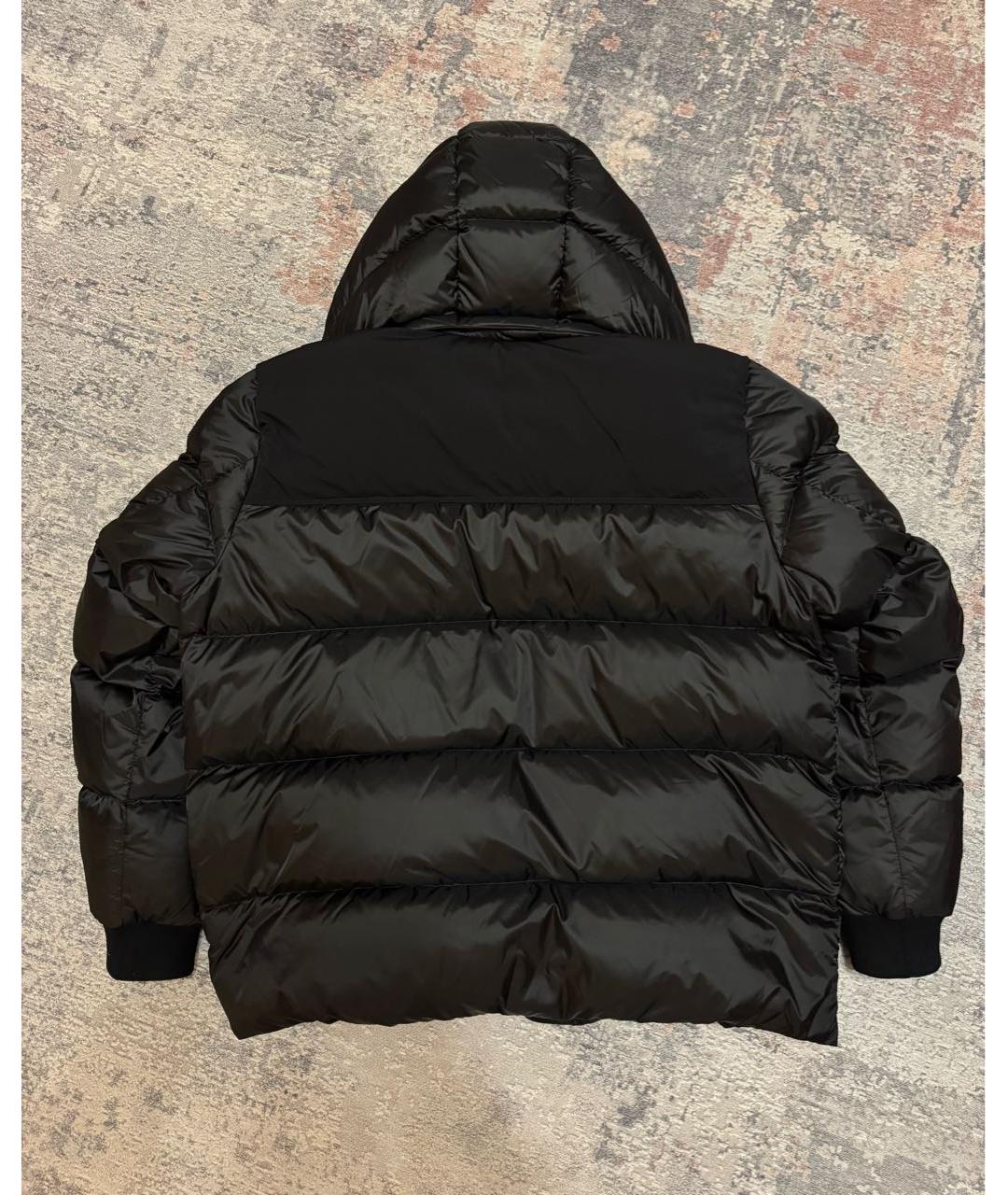 MOORER Черный полиамидовый пуховик, фото 3