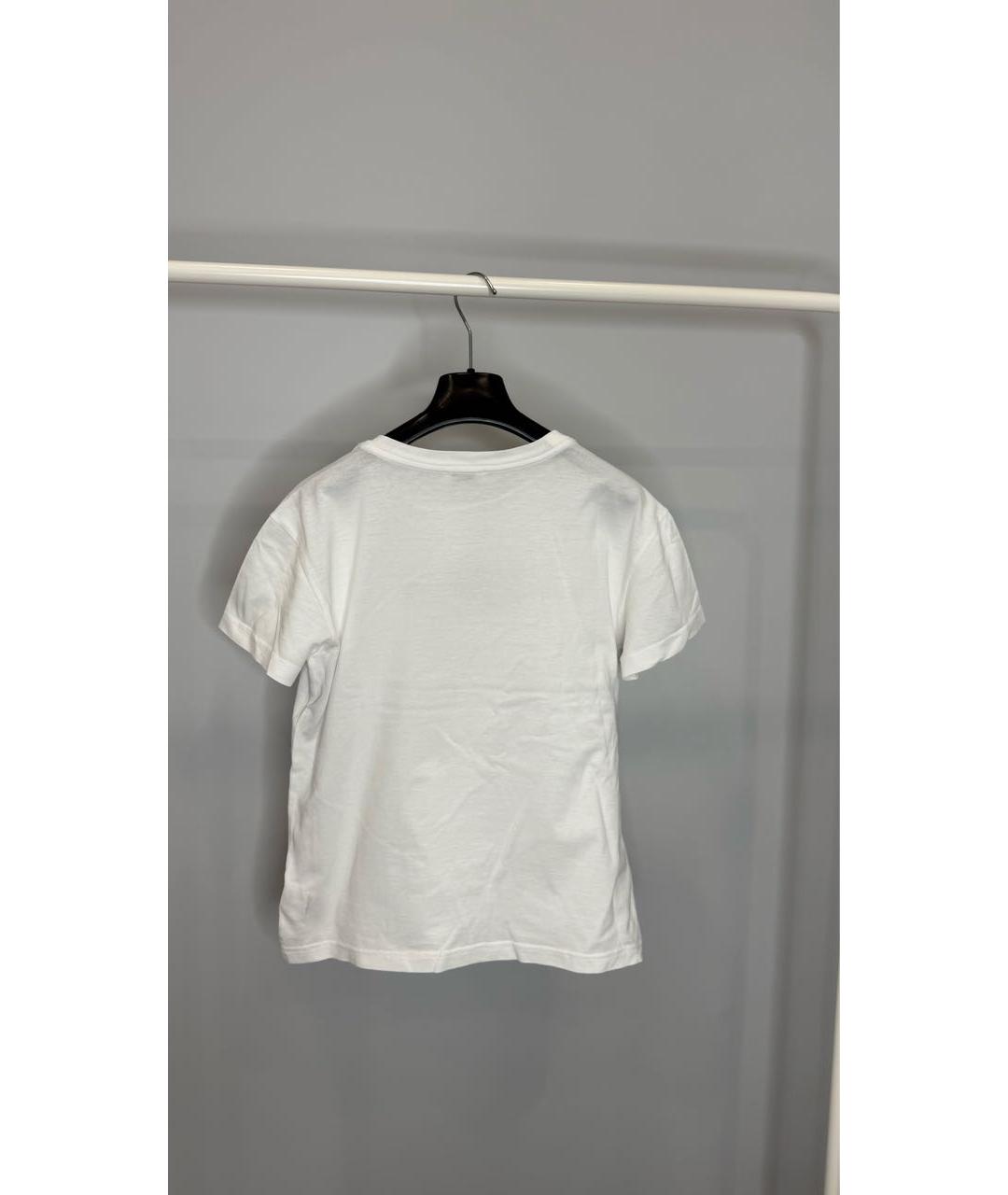 DOLCE & GABBANA KIDS Белая полиэстеровая детская футболка, фото 2