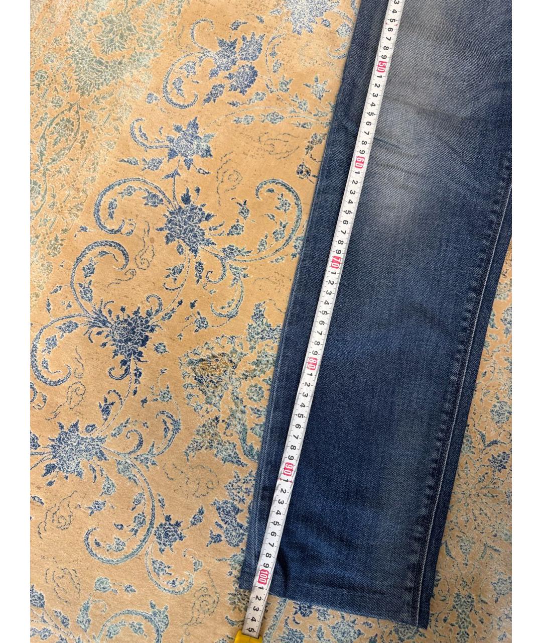 JACOB COHEN Синие хлопко-полиэстеровые джинсы скинни, фото 5