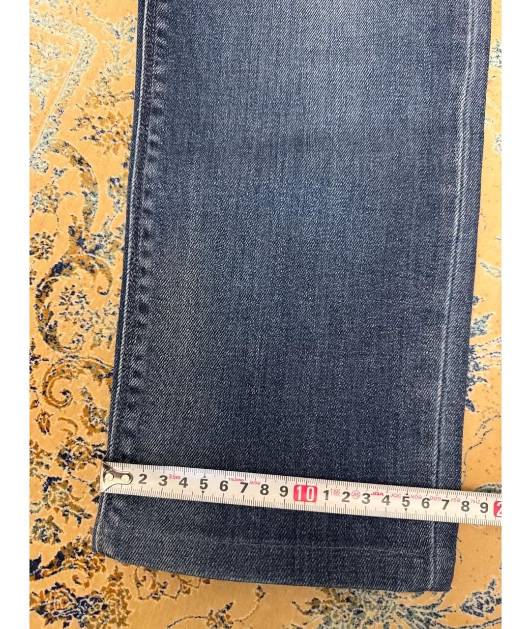 JACOB COHEN Синие хлопко-полиэстеровые джинсы скинни, фото 6