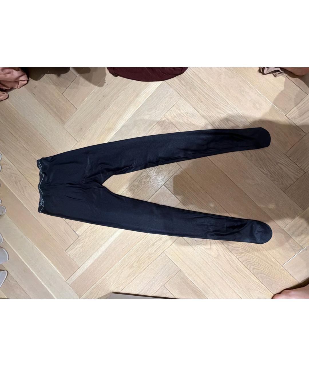 SAINT LAURENT Темно-синие леггинсы и велосипедки, фото 5