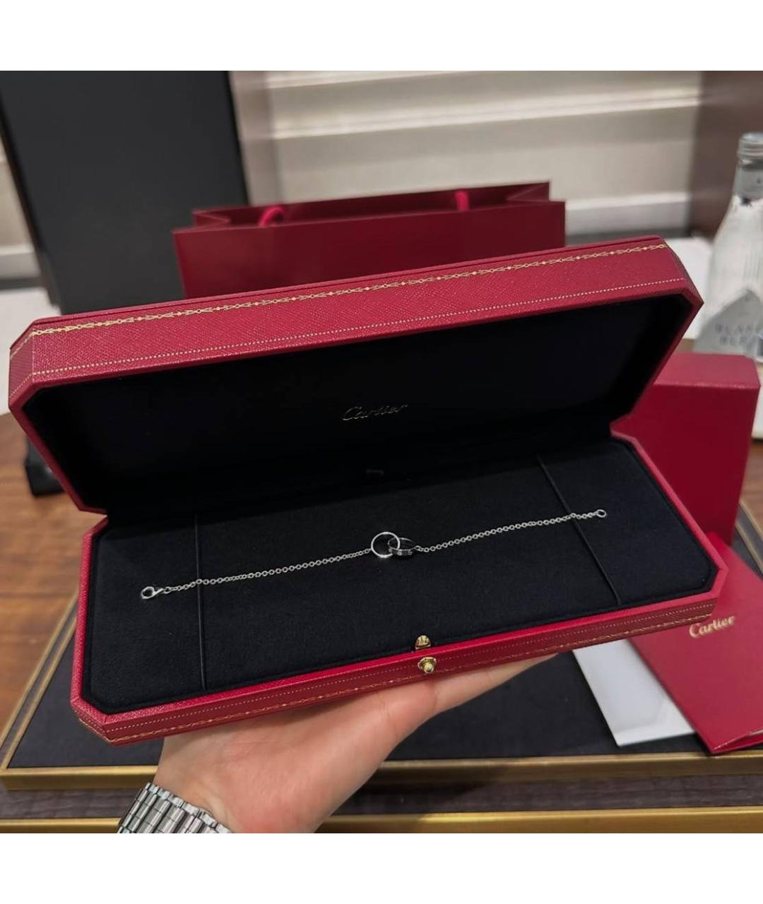 CARTIER Белый браслет из белого золота, фото 3