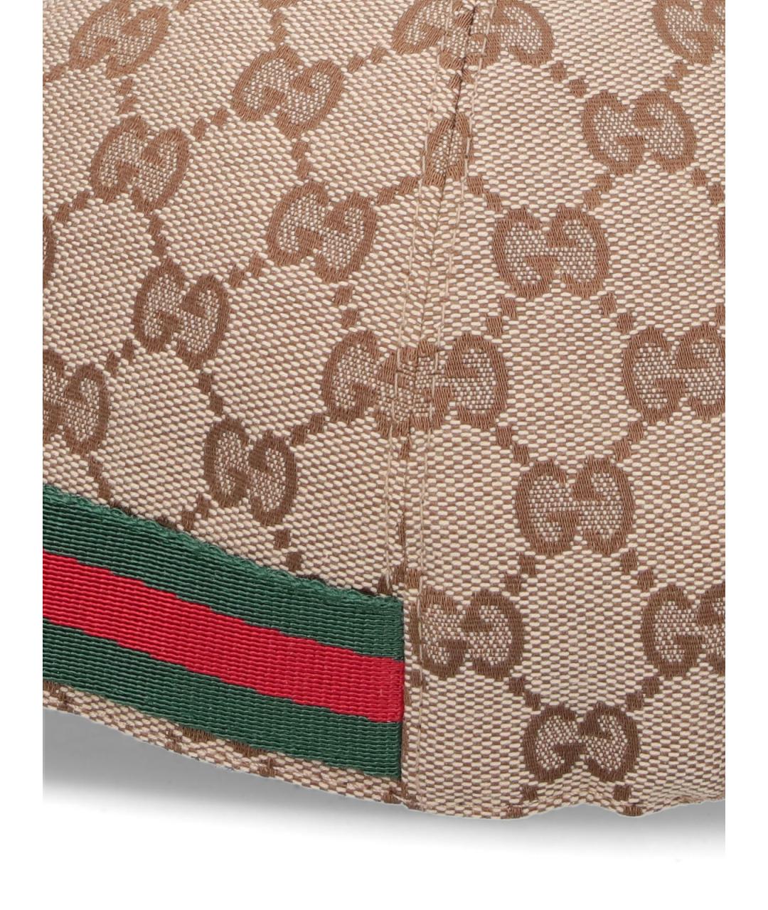 GUCCI Бежевая синтетическая кепка/бейсболка, фото 3
