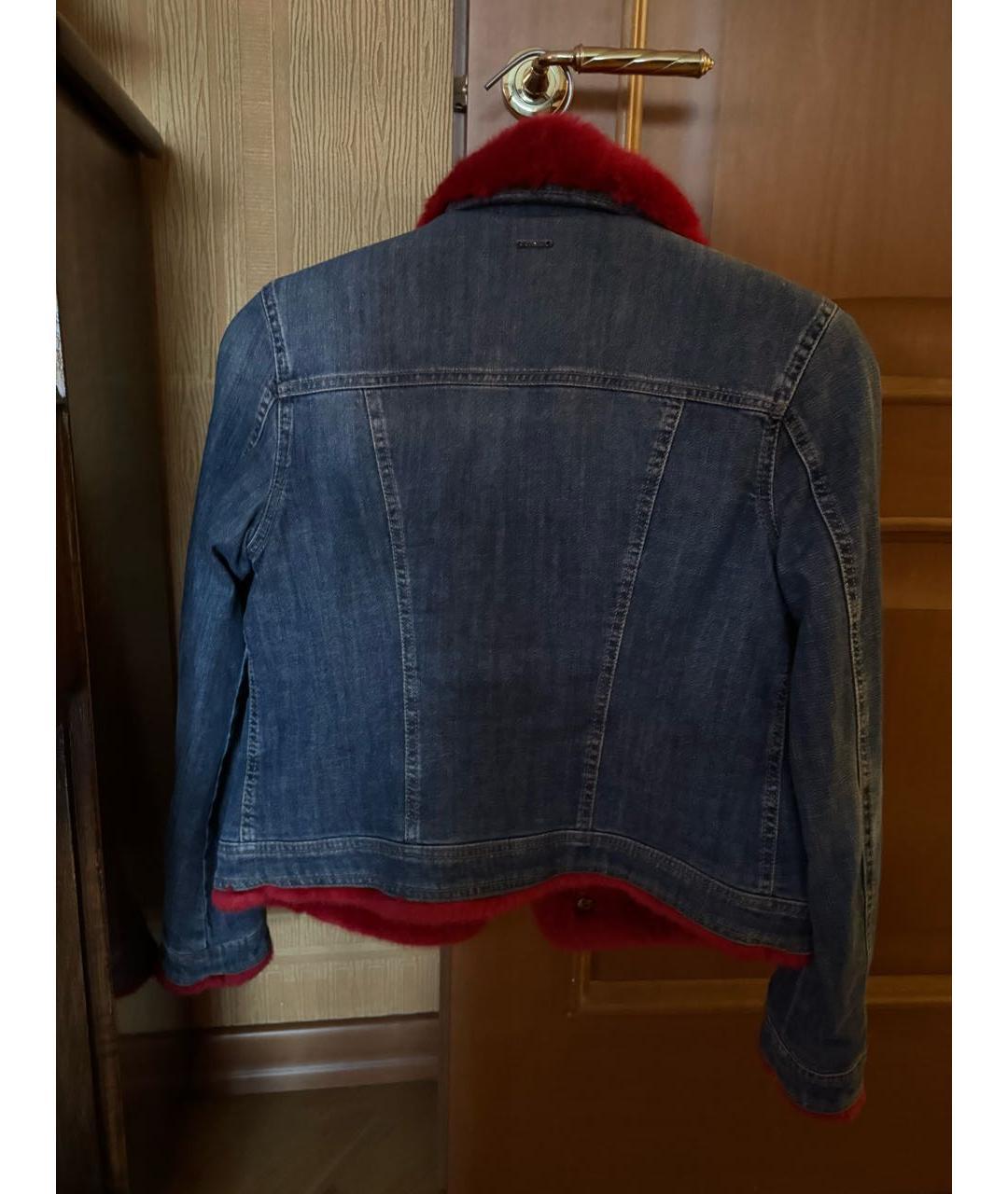 LIU JO Синяя деним куртка, фото 2