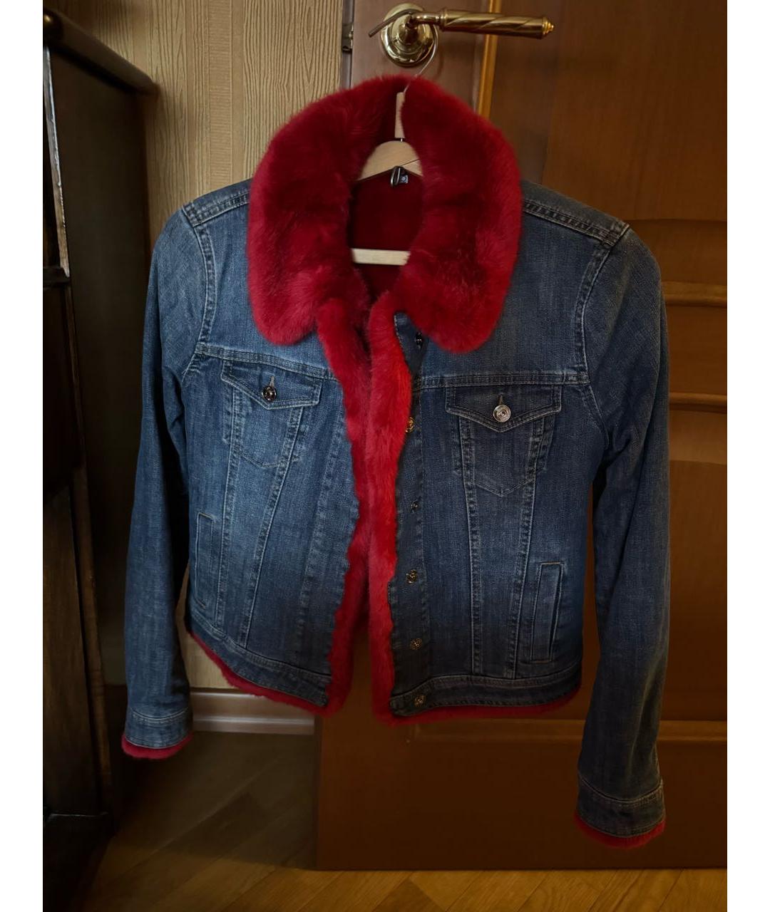 LIU JO Синяя деним куртка, фото 5