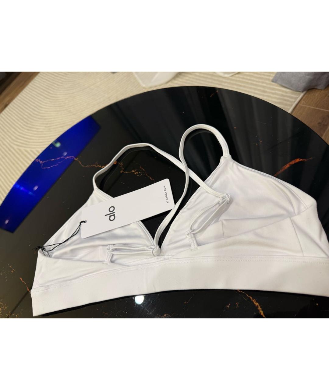 ALO YOGA Белый бюстгалтеры, фото 2