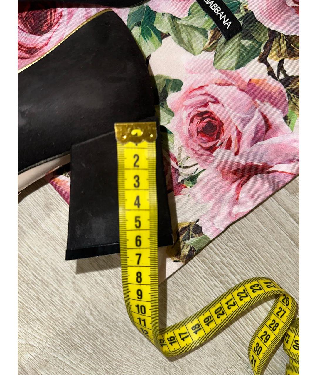 DOLCE&GABBANA Черные замшевые туфли, фото 6