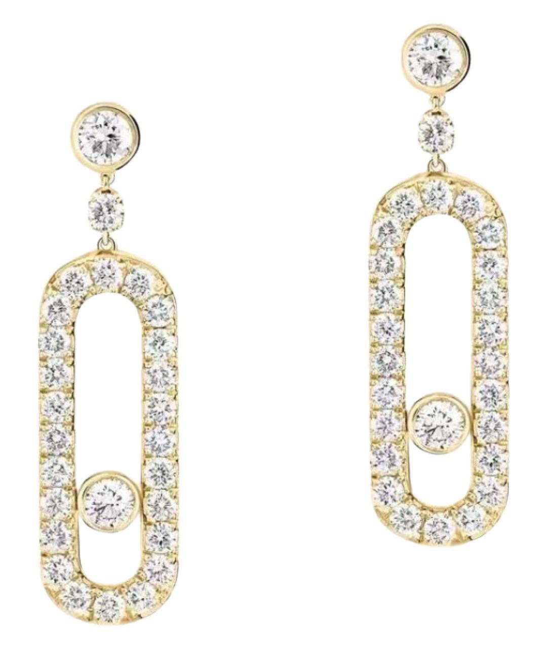 MESSIKA Золотые серьги из желтого золота, фото 1