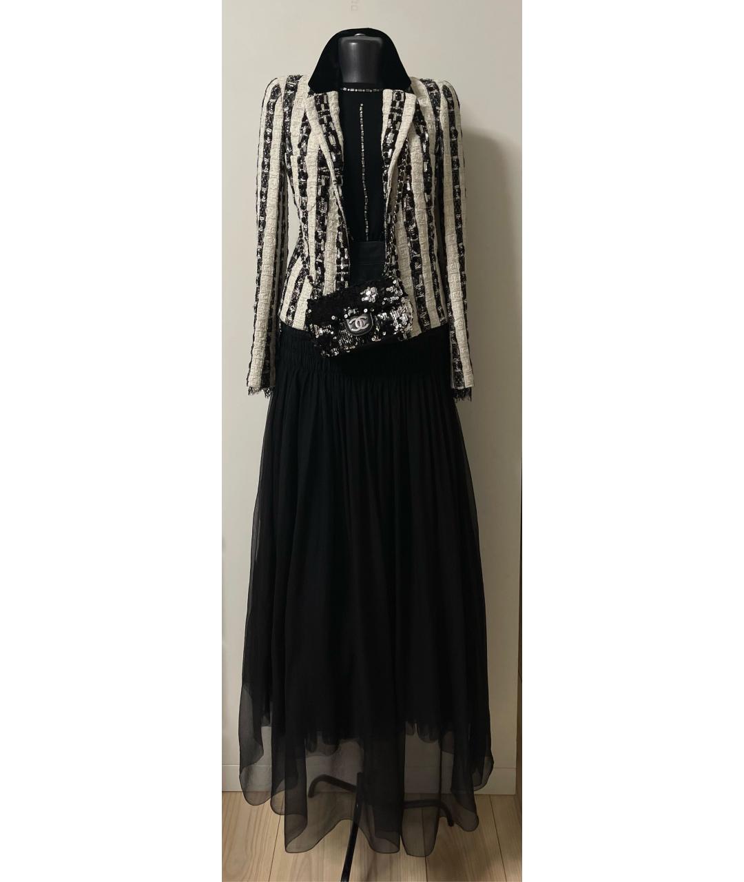 CHANEL Черный кашемировый джемпер / свитер, фото 3