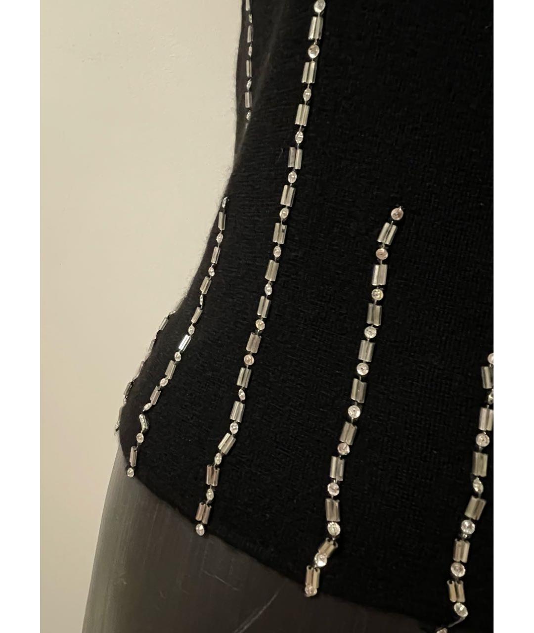 CHANEL Черный кашемировый джемпер / свитер, фото 2