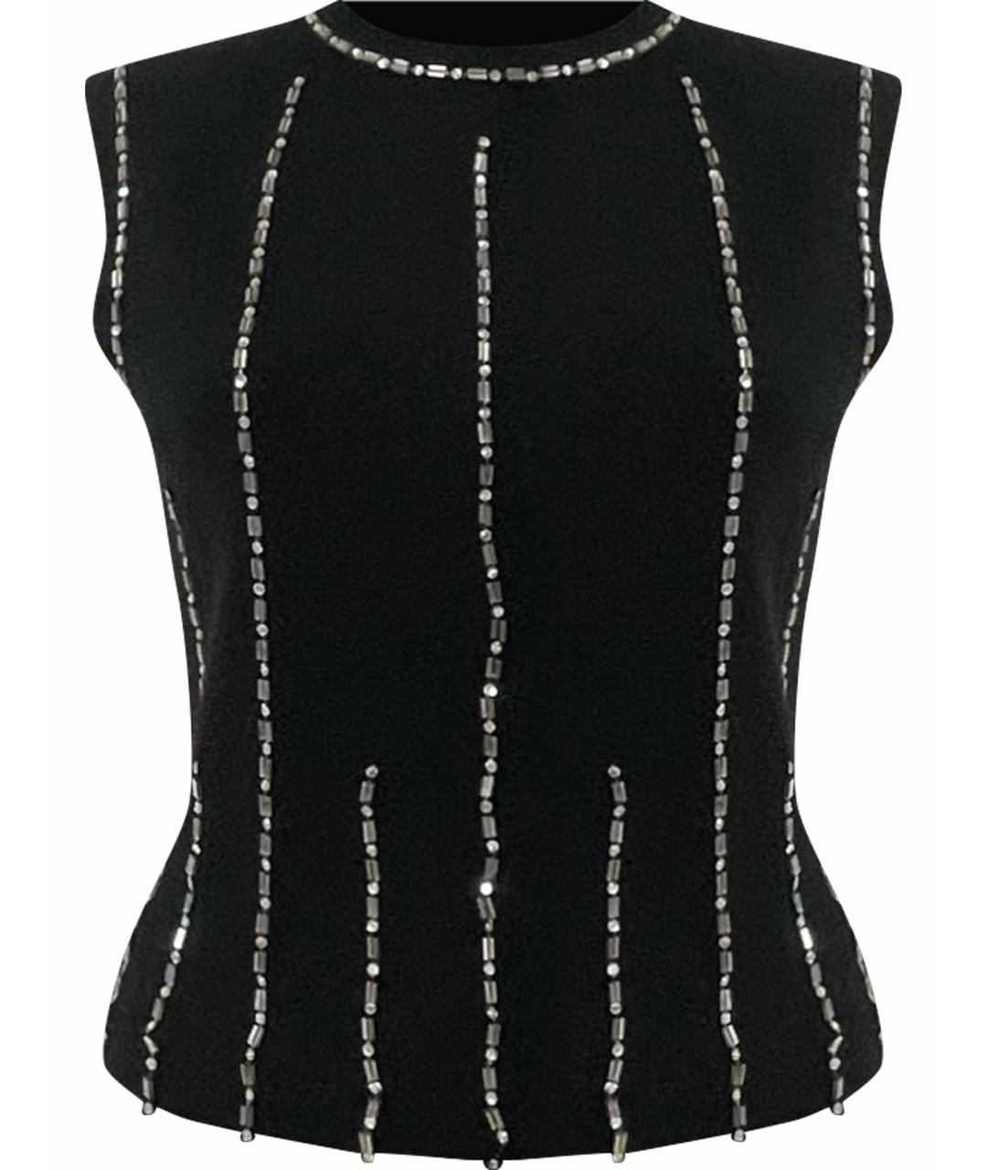 CHANEL Черный кашемировый джемпер / свитер, фото 1