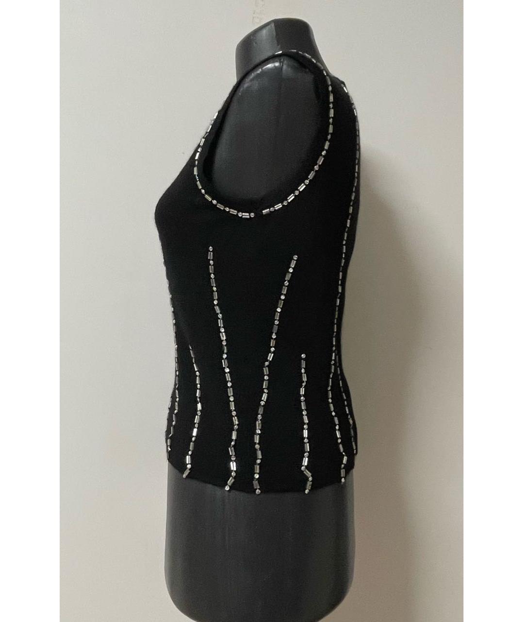 CHANEL Черный кашемировый джемпер / свитер, фото 5