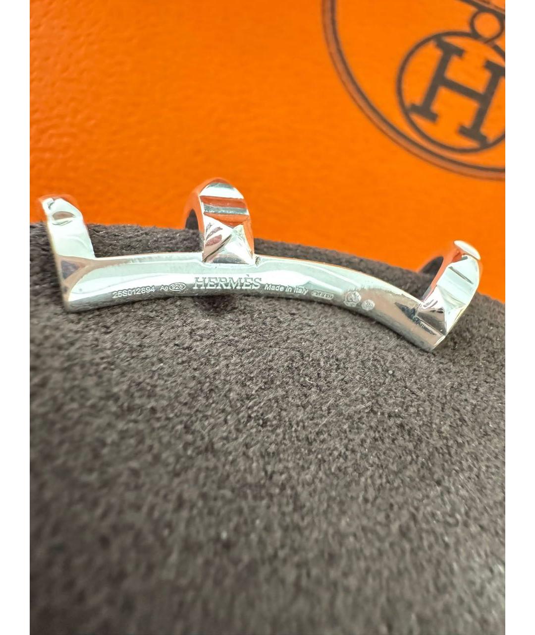 HERMES Серебряные серебряные серьги, фото 3