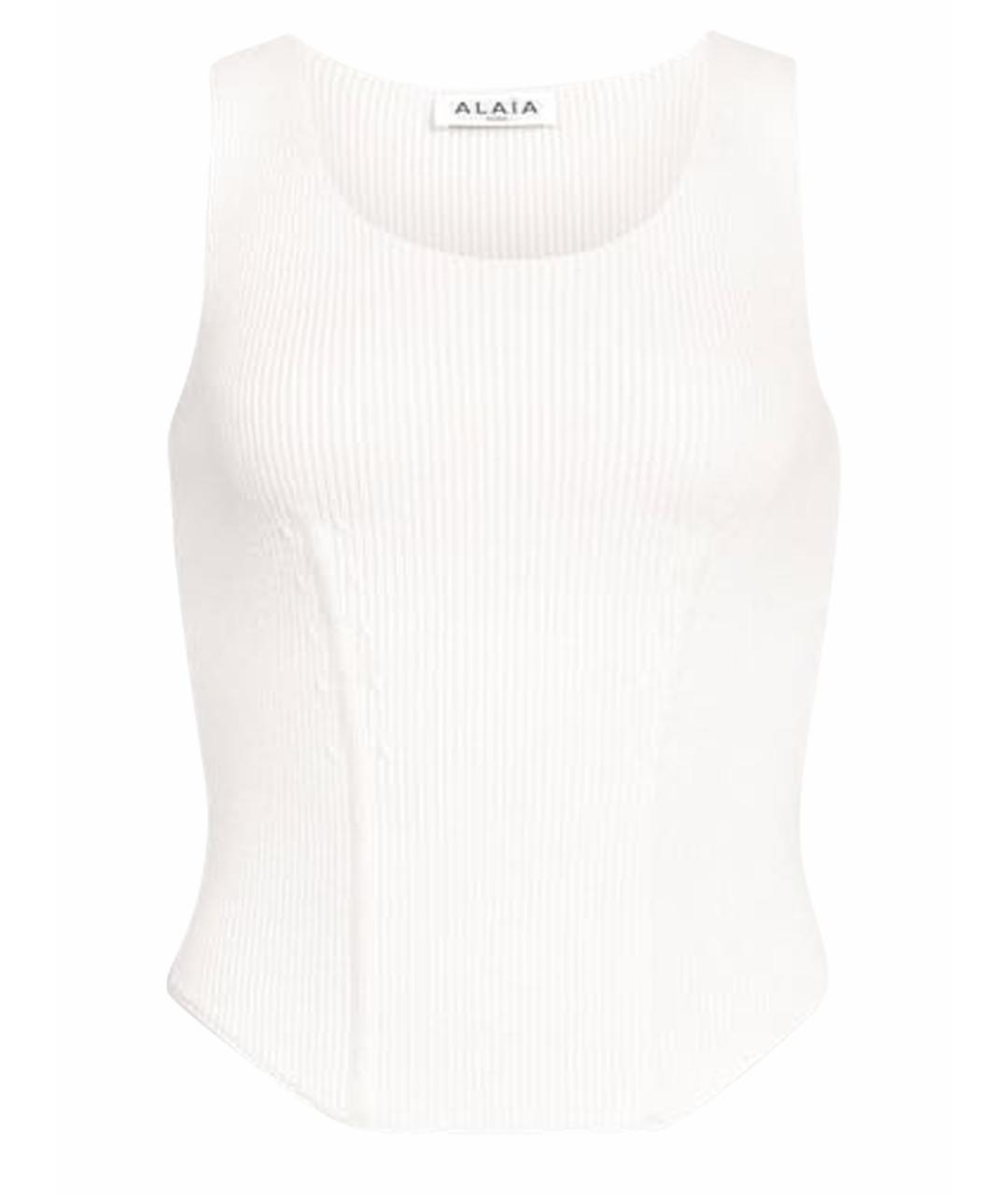 ALAIA Белый шерстяной корсет, фото 1