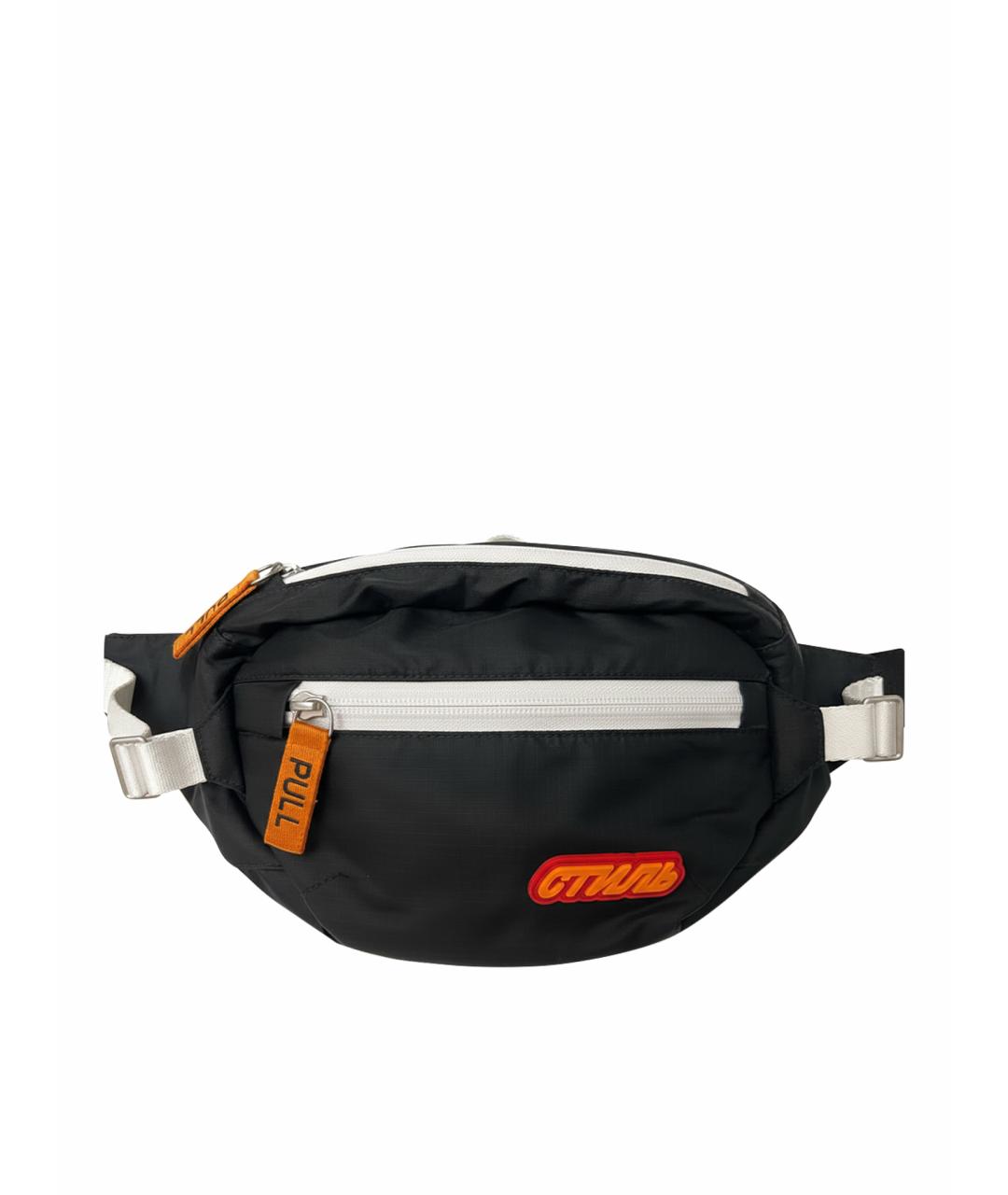 HERON PRESTON Черная поясная сумка, фото 1